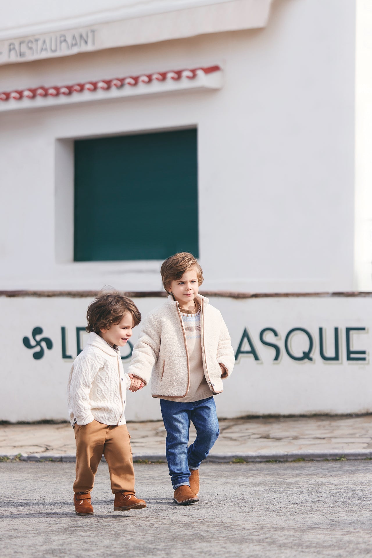 Cardigan - Beige Imitation Faux Fourrure Mouton