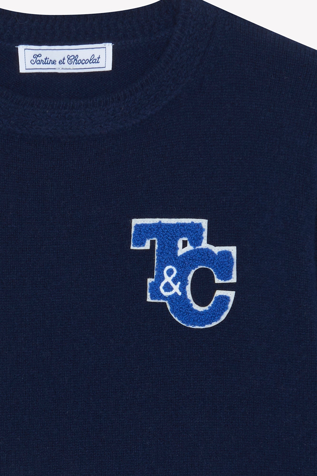 Sweater - Navy in Wool TC signature