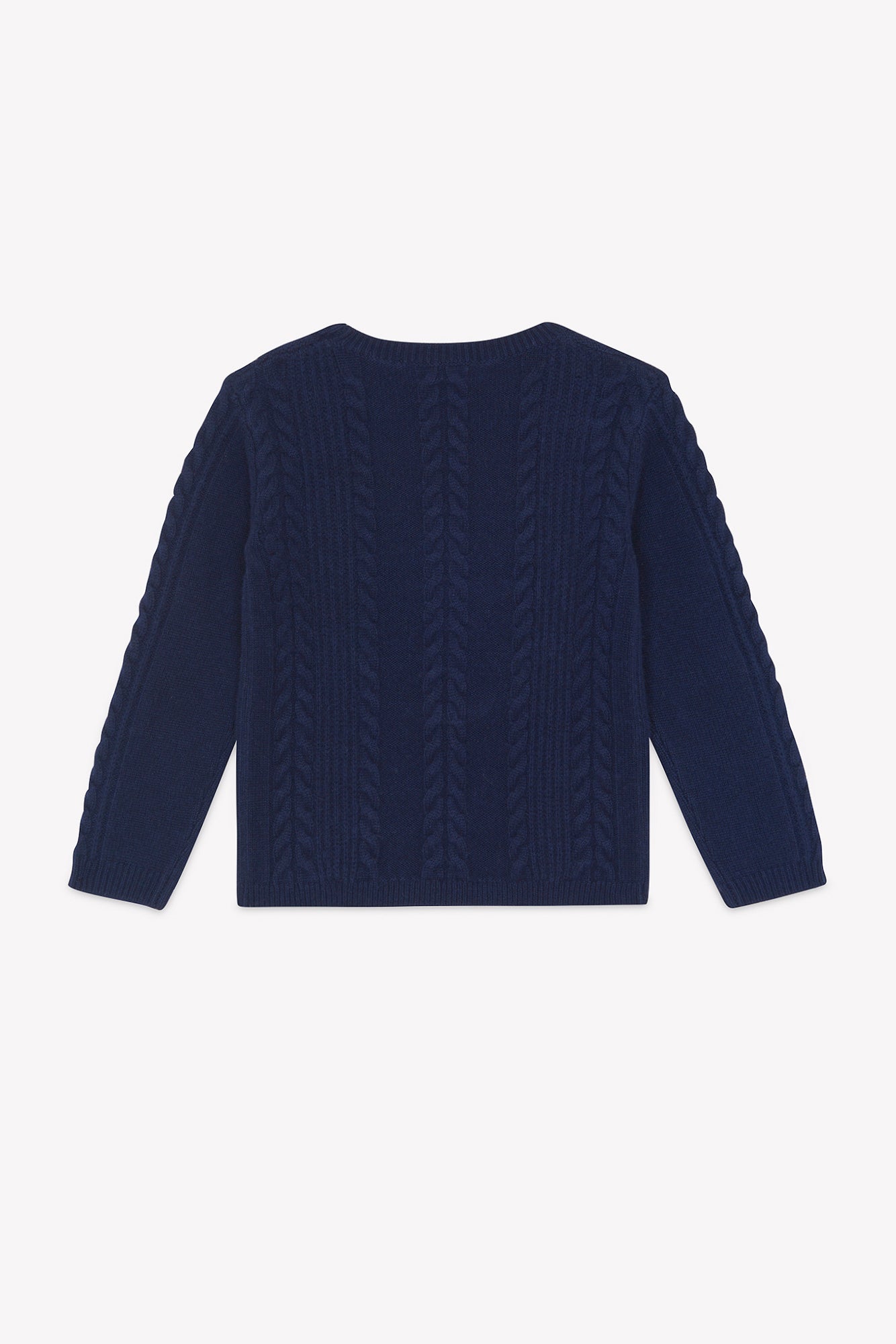 Noah Cable Knit Sweater – Navy TC Signature