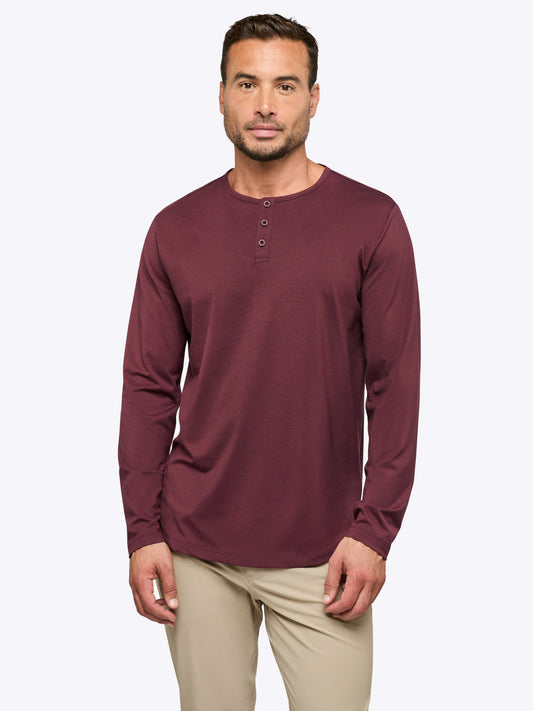 AO Long Sleeve Henley