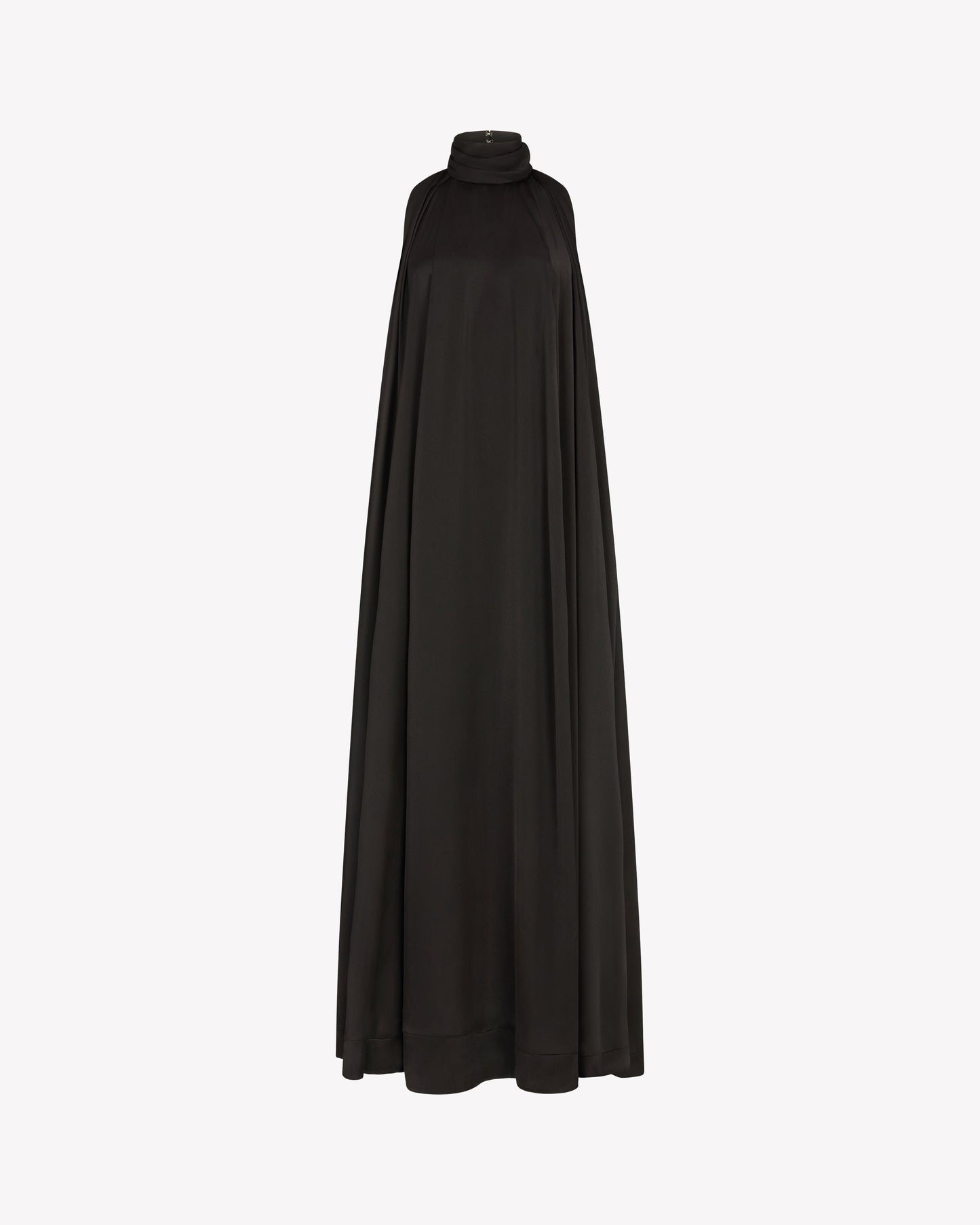 Onyx Draped Maxi Dress