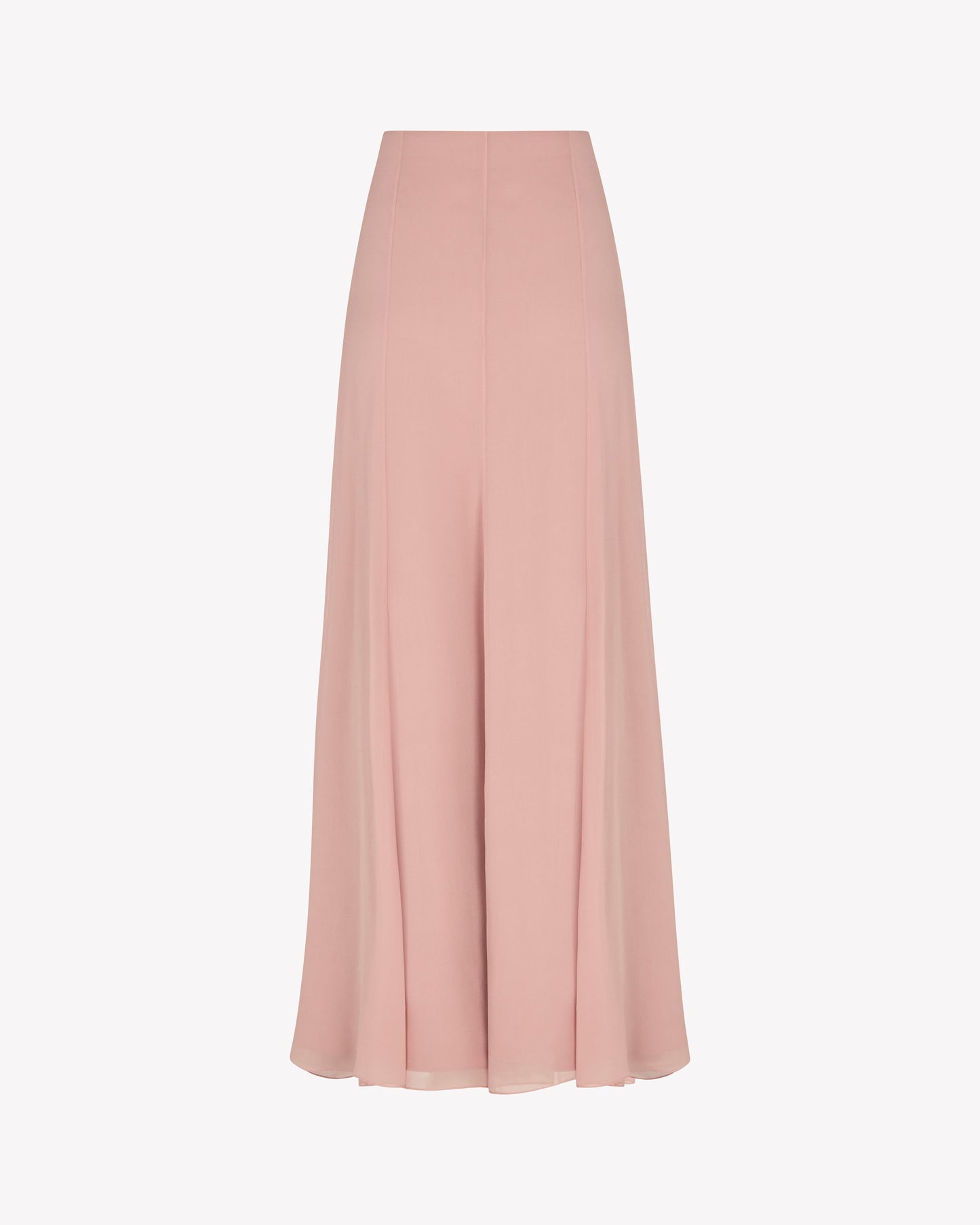 Valeria Silk Georgette Skirt – Liqueur
