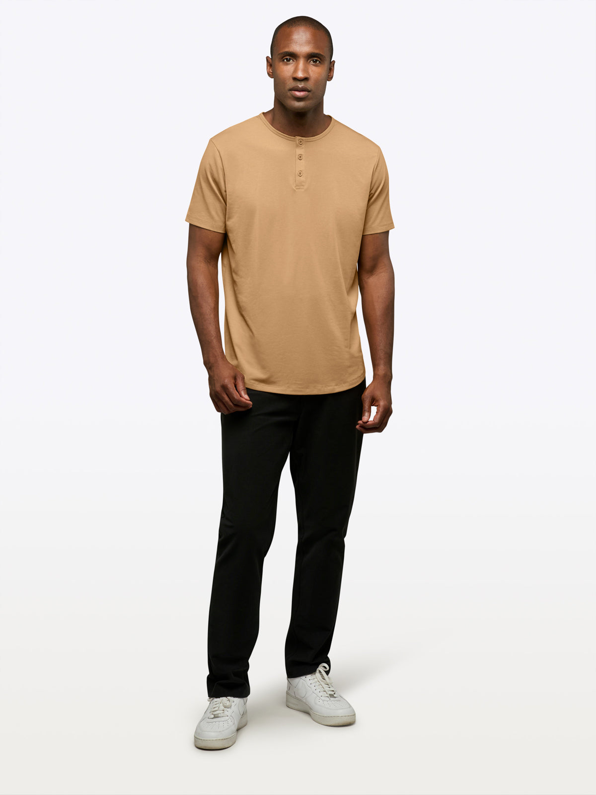 AO Henley Curve-Hem