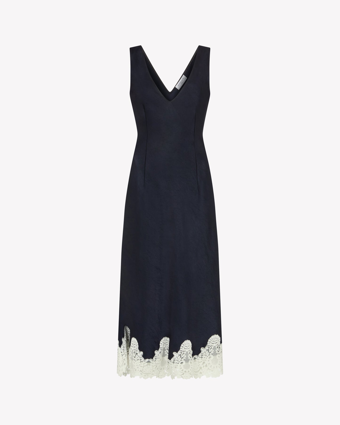 Noir Lace Midi Dress