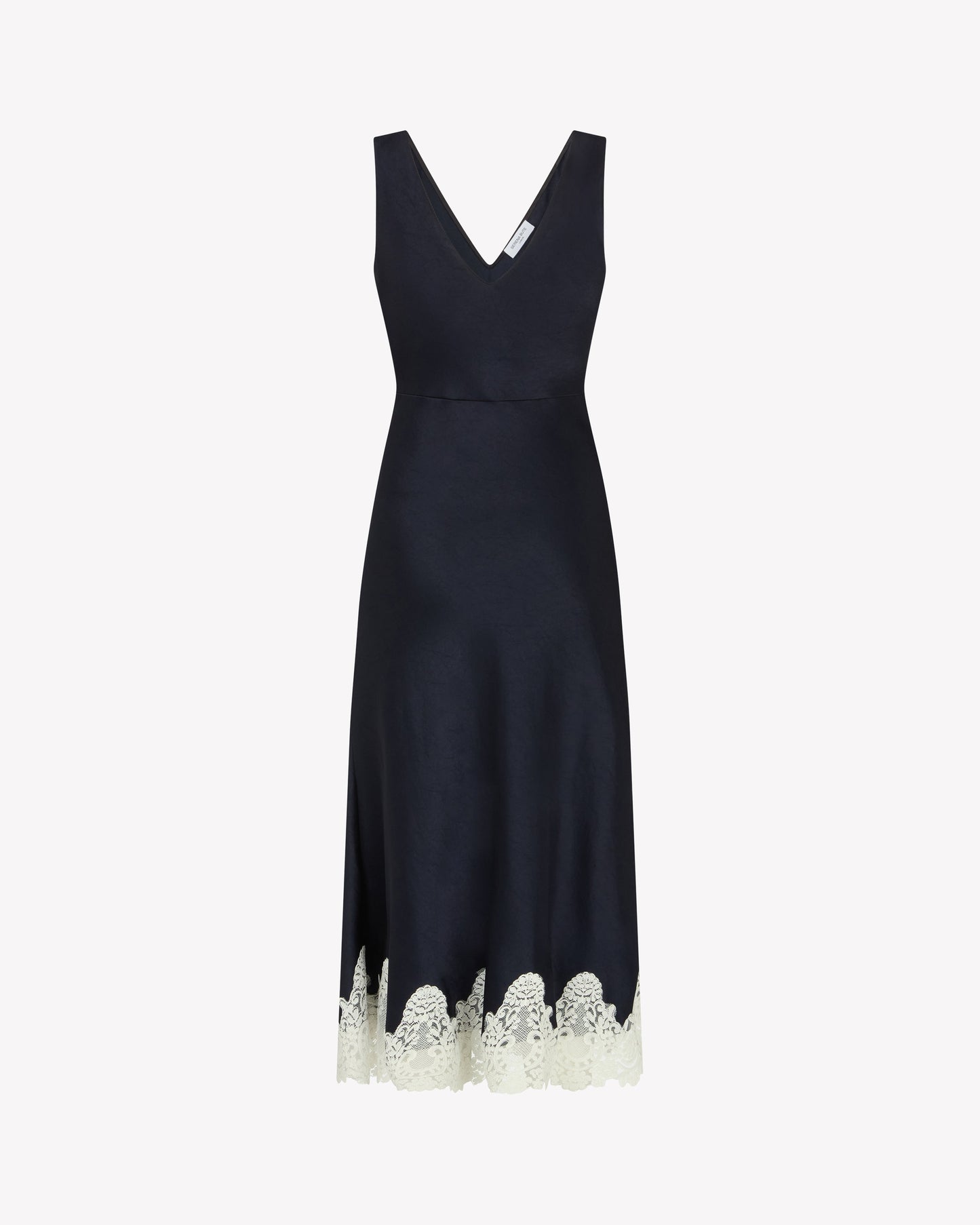 Noir Lace Midi Dress