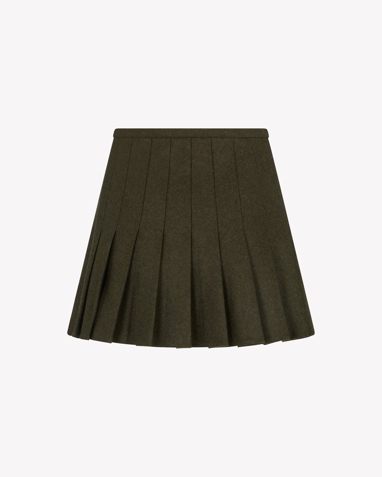Mini Kilt - Military Green Wool