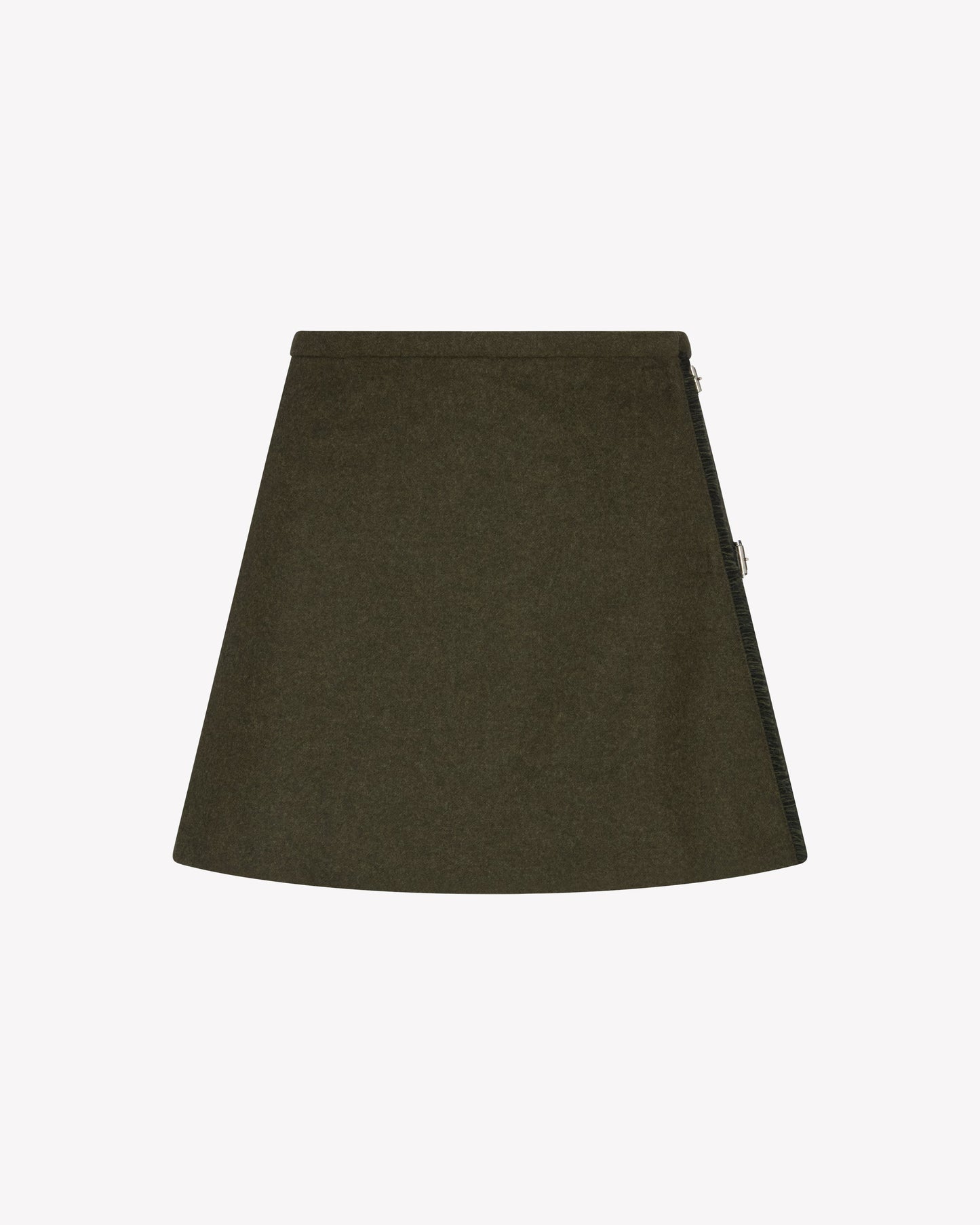 Mini Kilt - Military Green Wool
