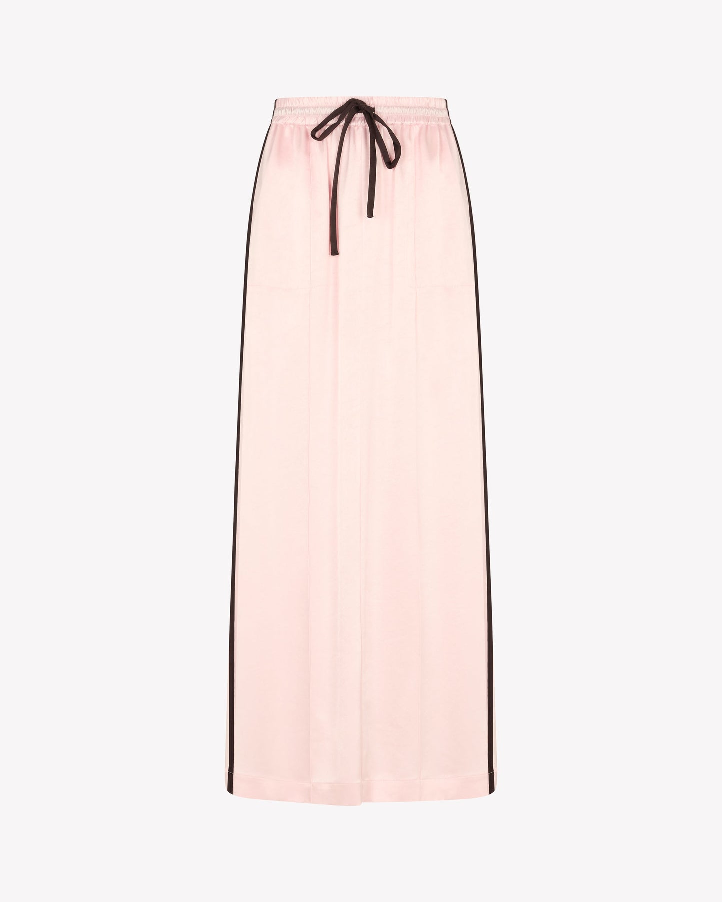 Elara Satin Jogger Skirt – Pale Pink