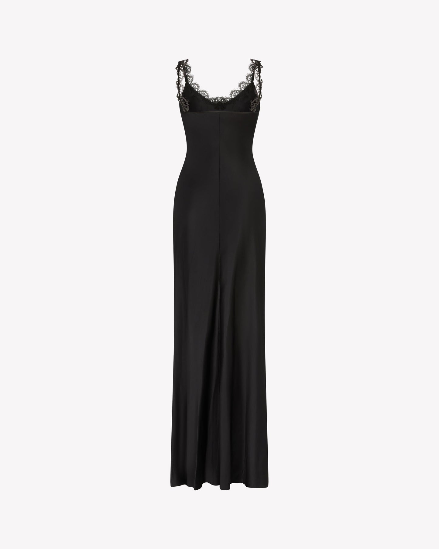 Noir Lace Slip Dress