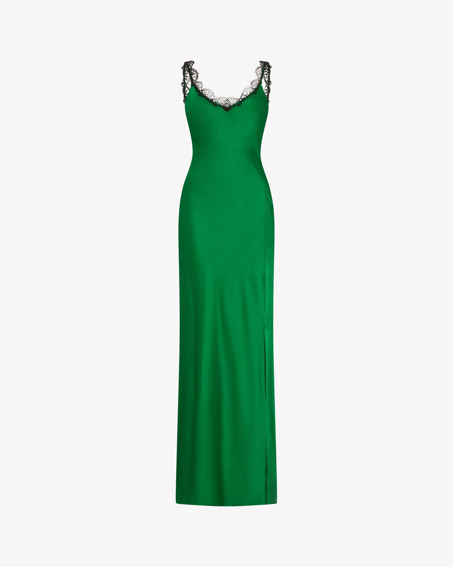Emerald Grace Slip Dress