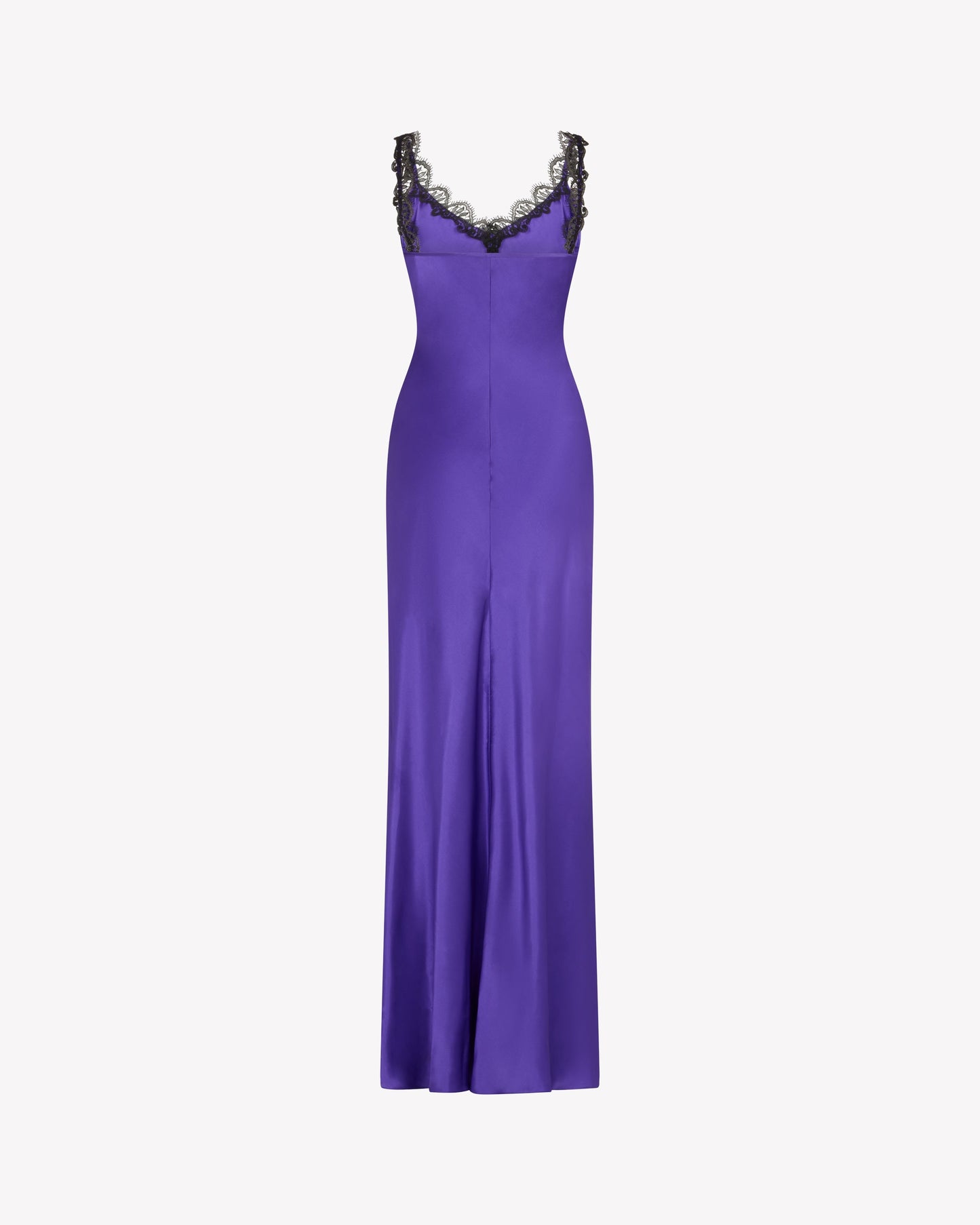 Amethyst Silk Slip Dress