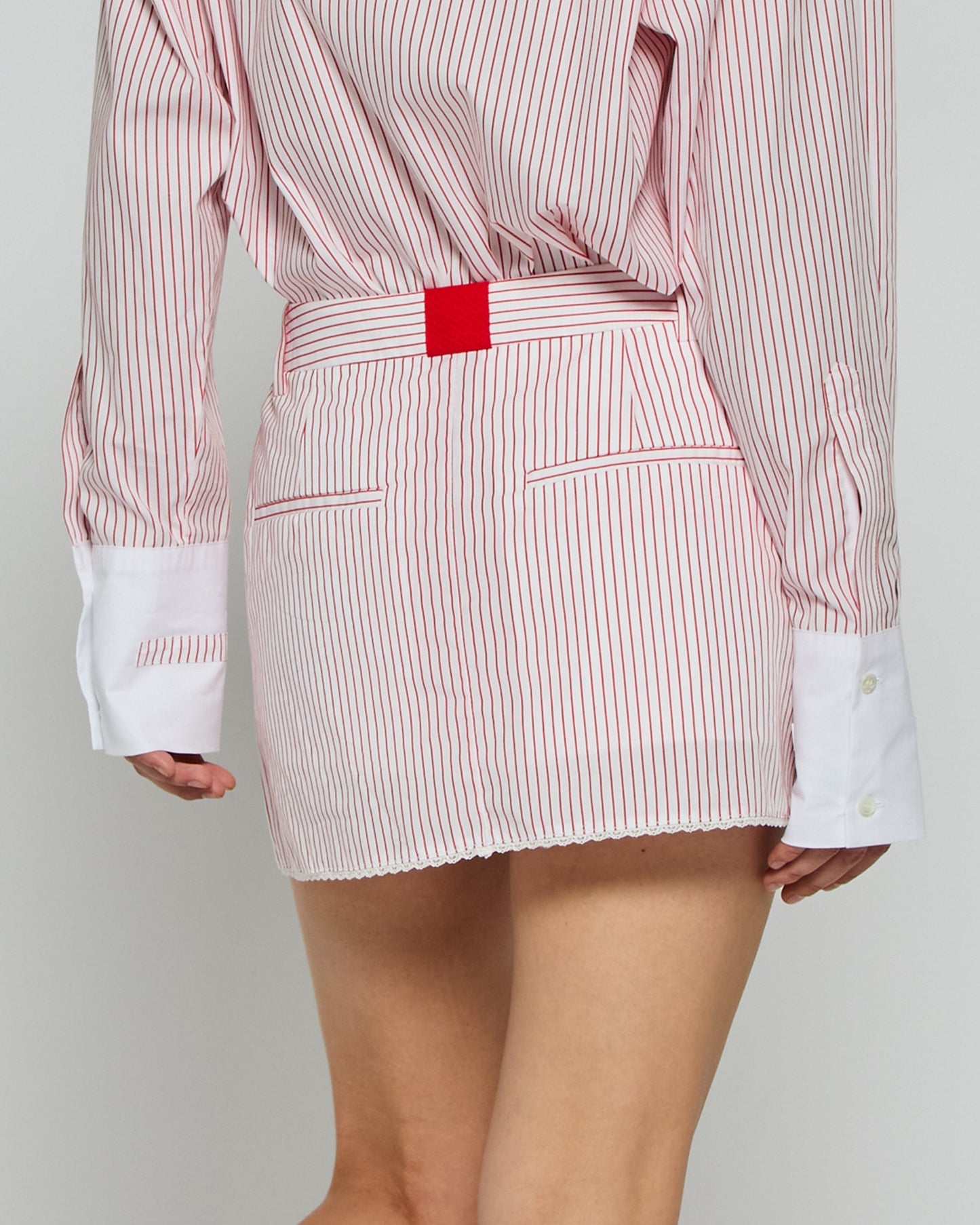 Ava Striped Mini Skirt