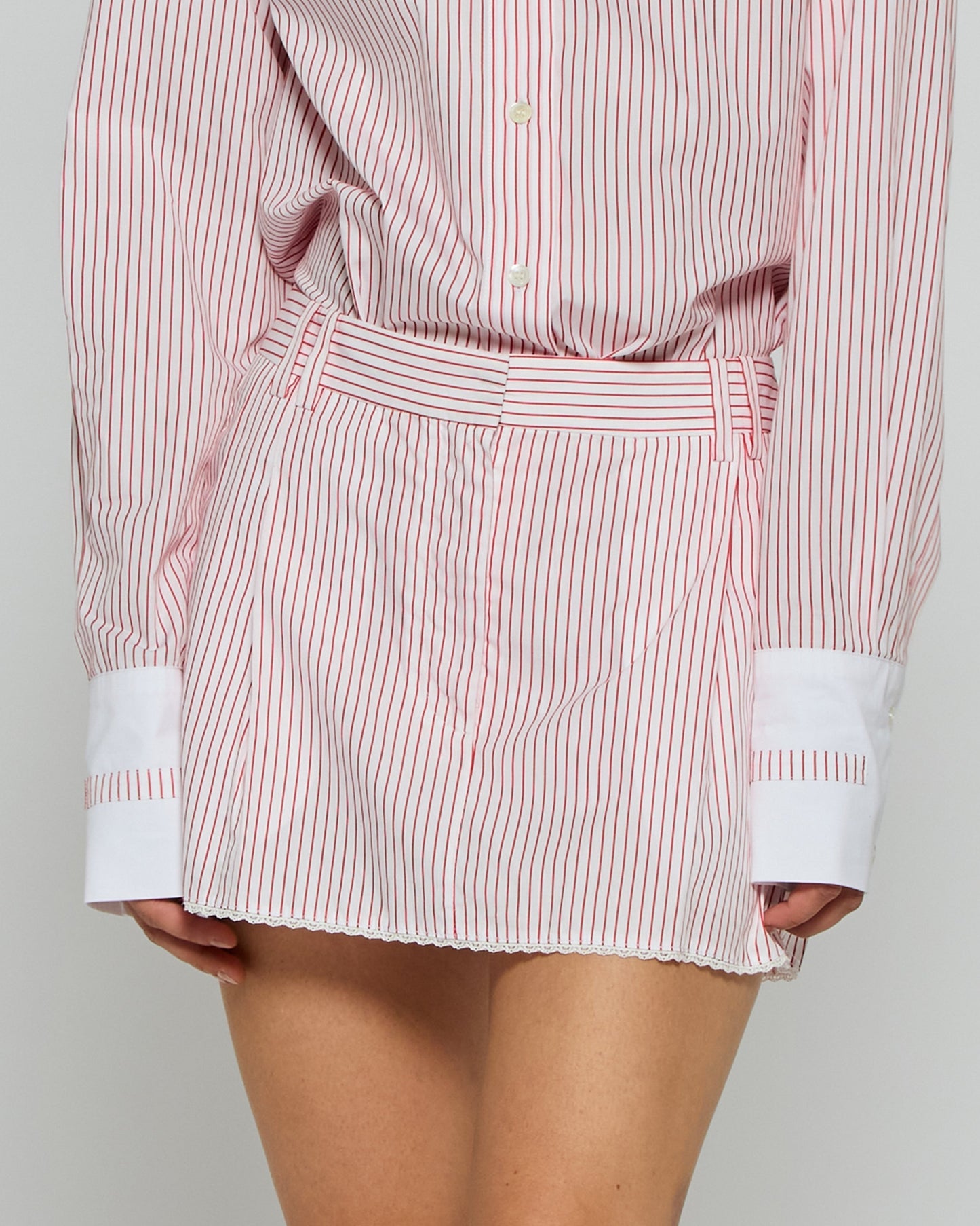 Ava Striped Mini Skirt