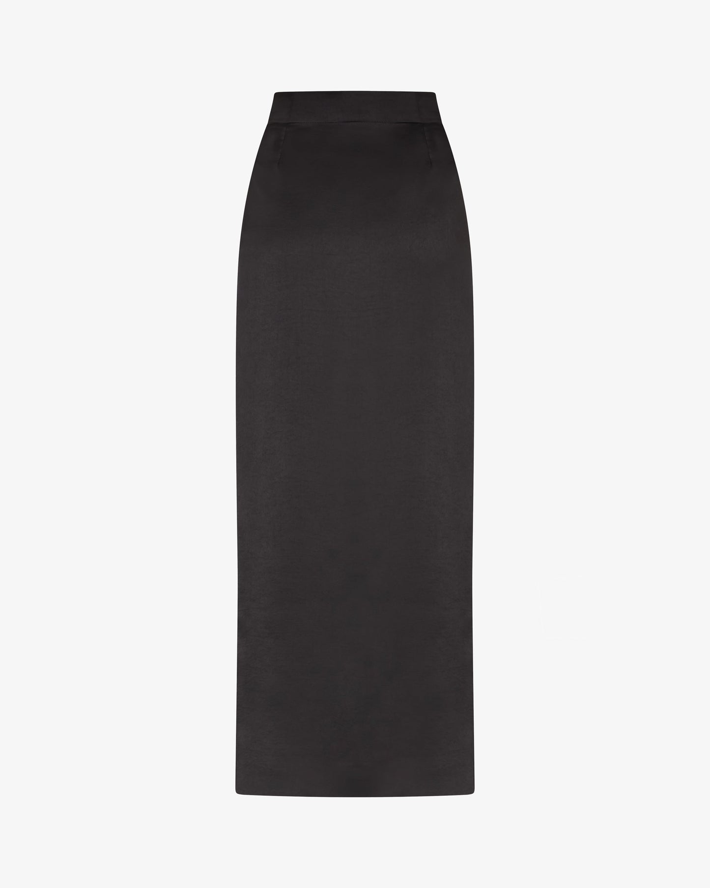 Noir Button Midi Skirt