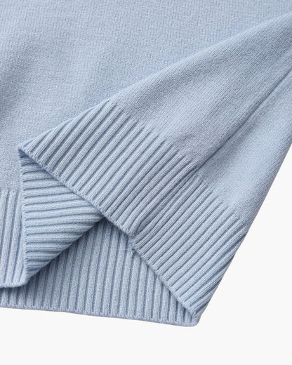 Essential Ribbed Mock Neck Sweater