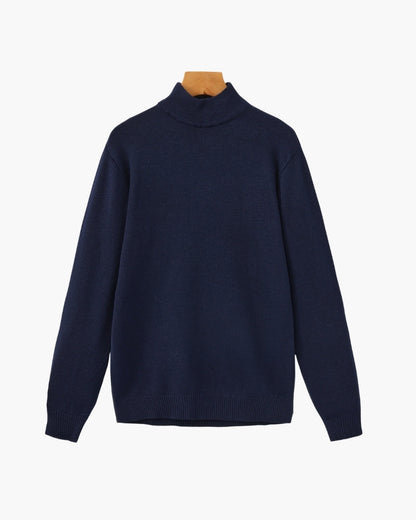 Essential Ribbed Mock Neck Sweater