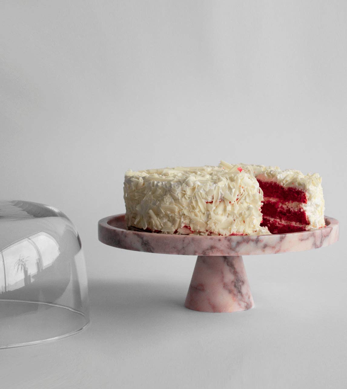 Roselle Marble Cake Stand