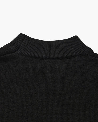 Essential Ribbed Mock Neck Sweater