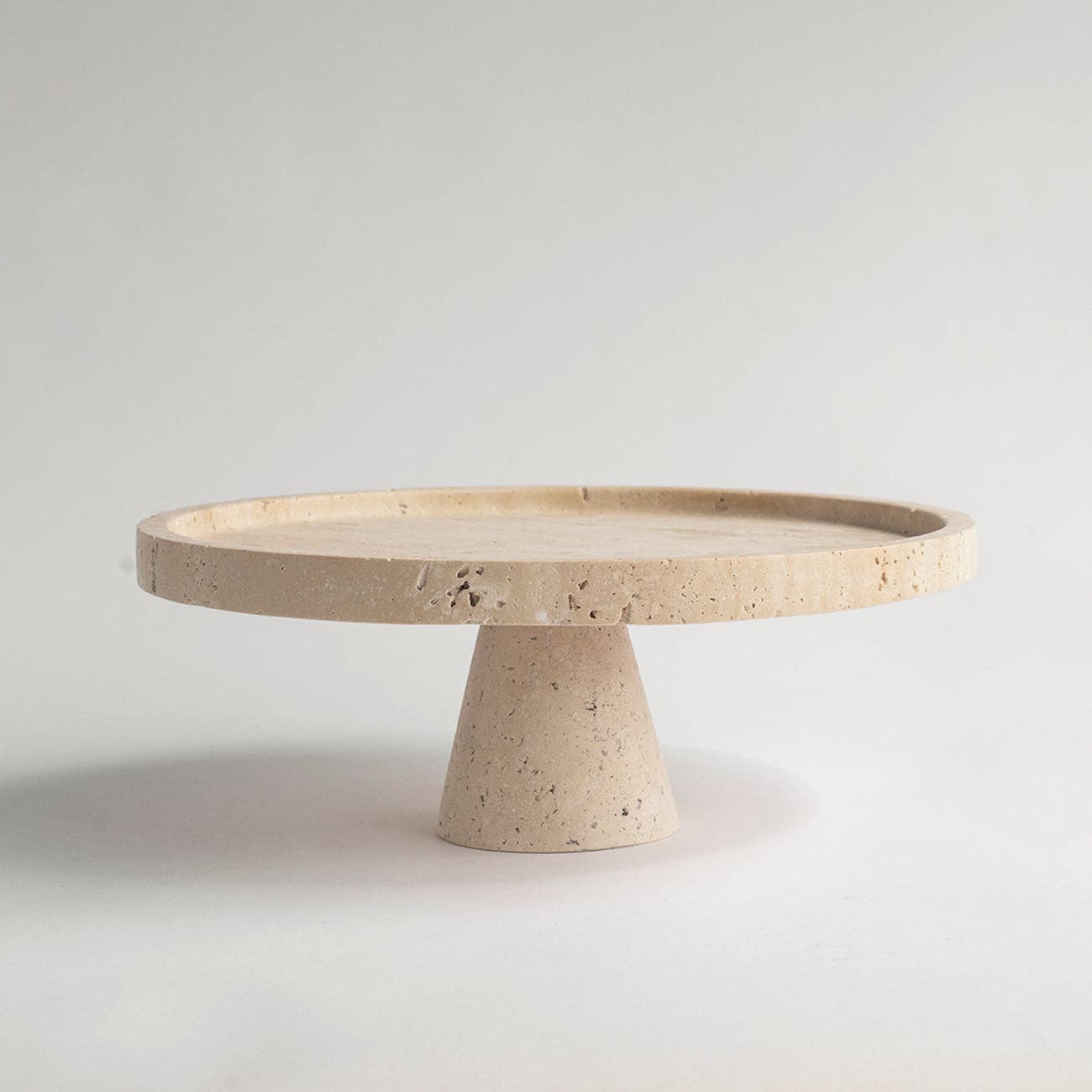 Terra Travertine Cake Stand