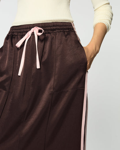 Serena Jogger Skirt - Chocolate Brown