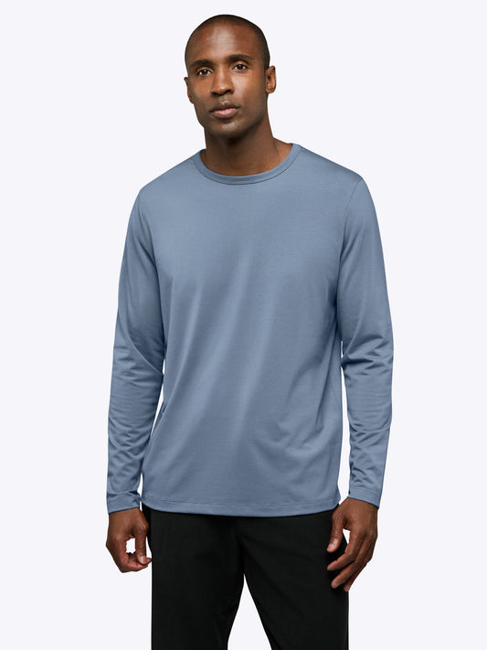 AO Forever Tee — Cadet Blue