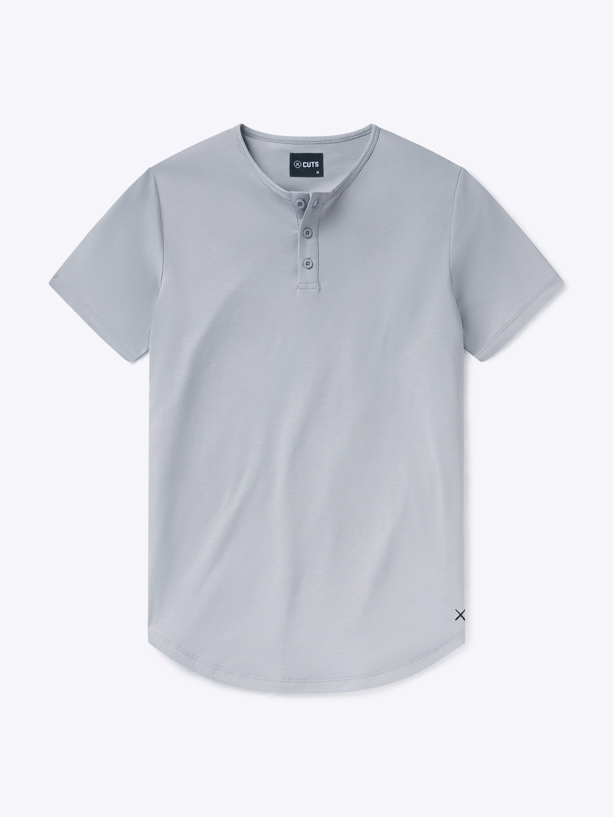 AO Henley Tee — Cashmere Grey