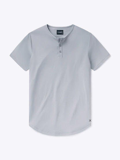 AO Henley Tee — Cashmere Grey