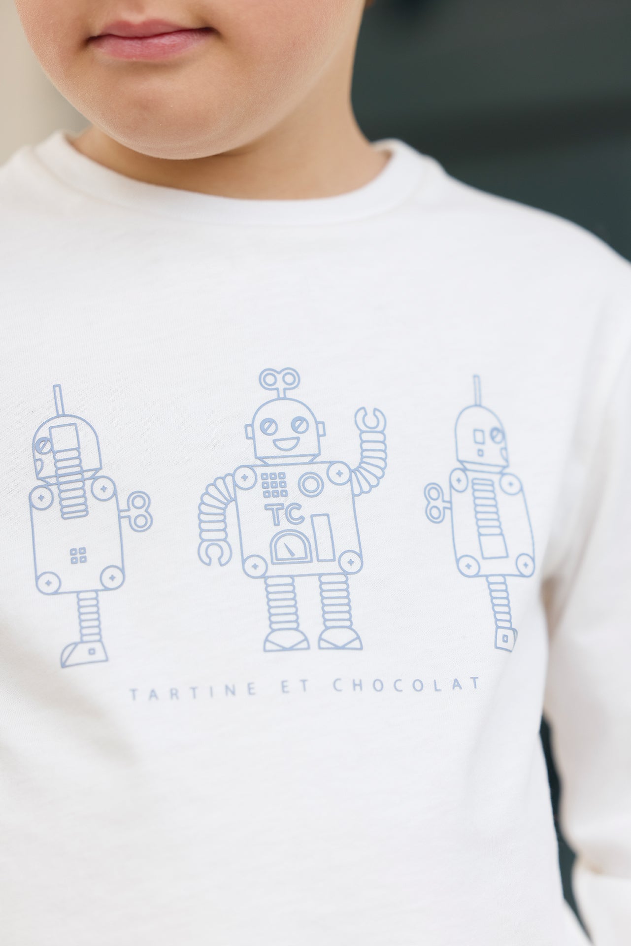 Leo Robo Tee – Blue Grey