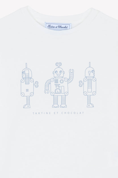 Leo Robo Tee – Blue Grey
