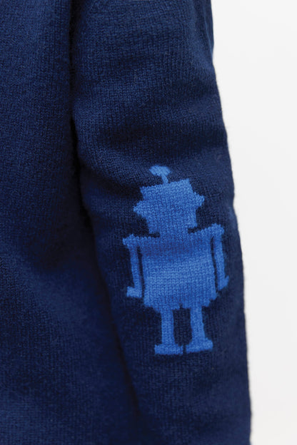 Sweater - Navy in Wool TC signature