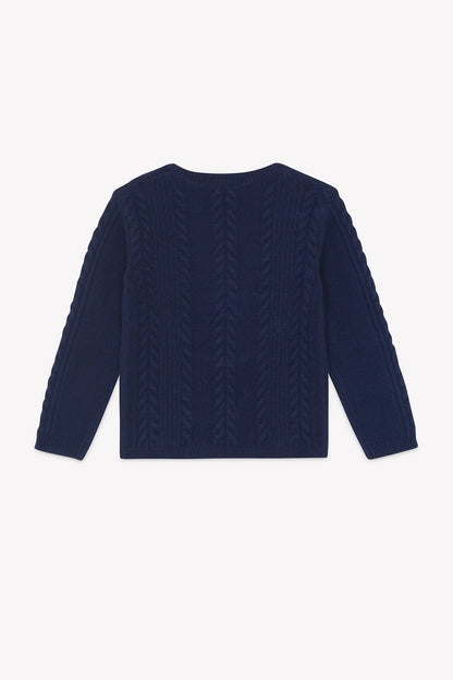 Noah Cable Knit Sweater – Navy TC Signature