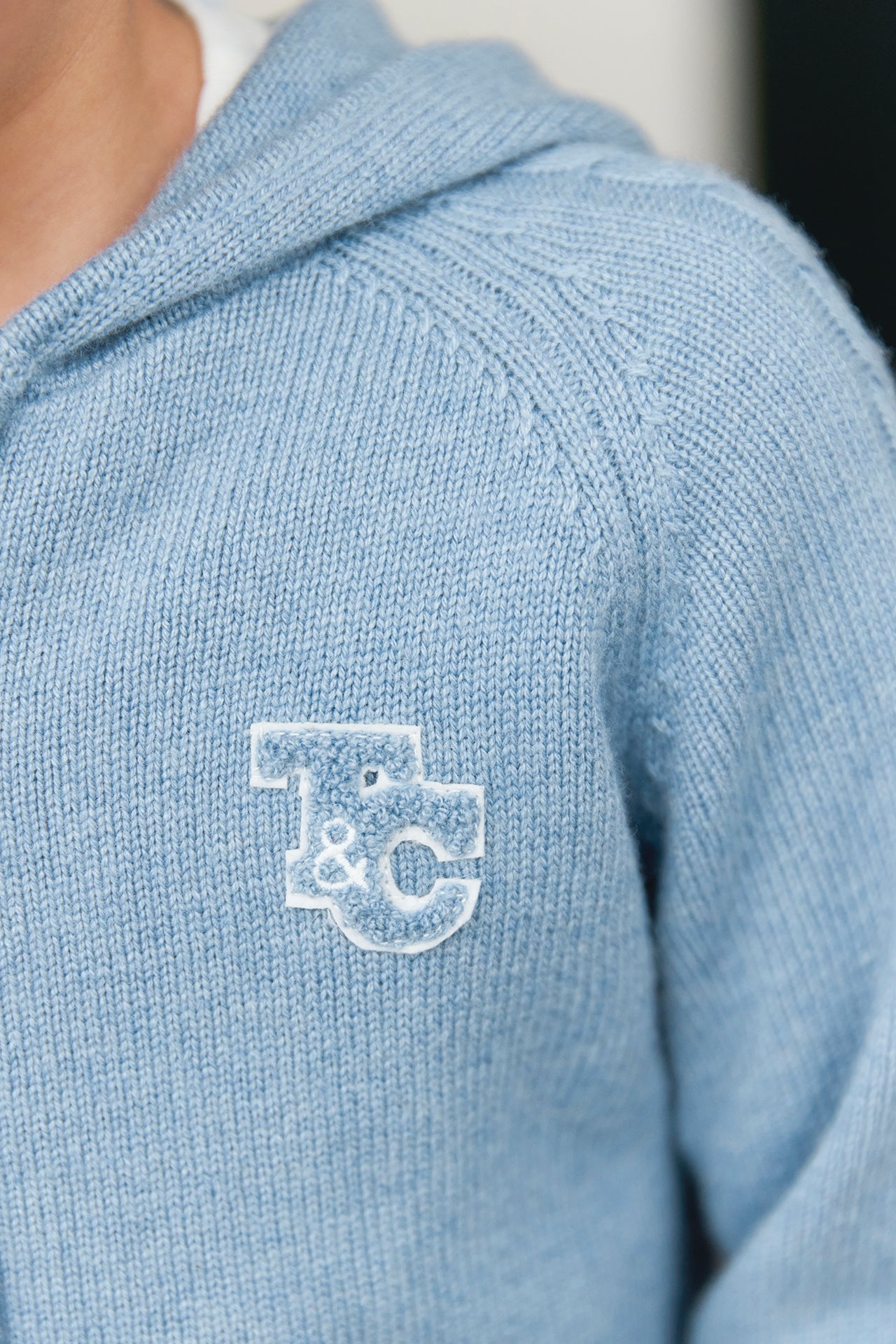Theo Knit Cardigan – Blue Signature