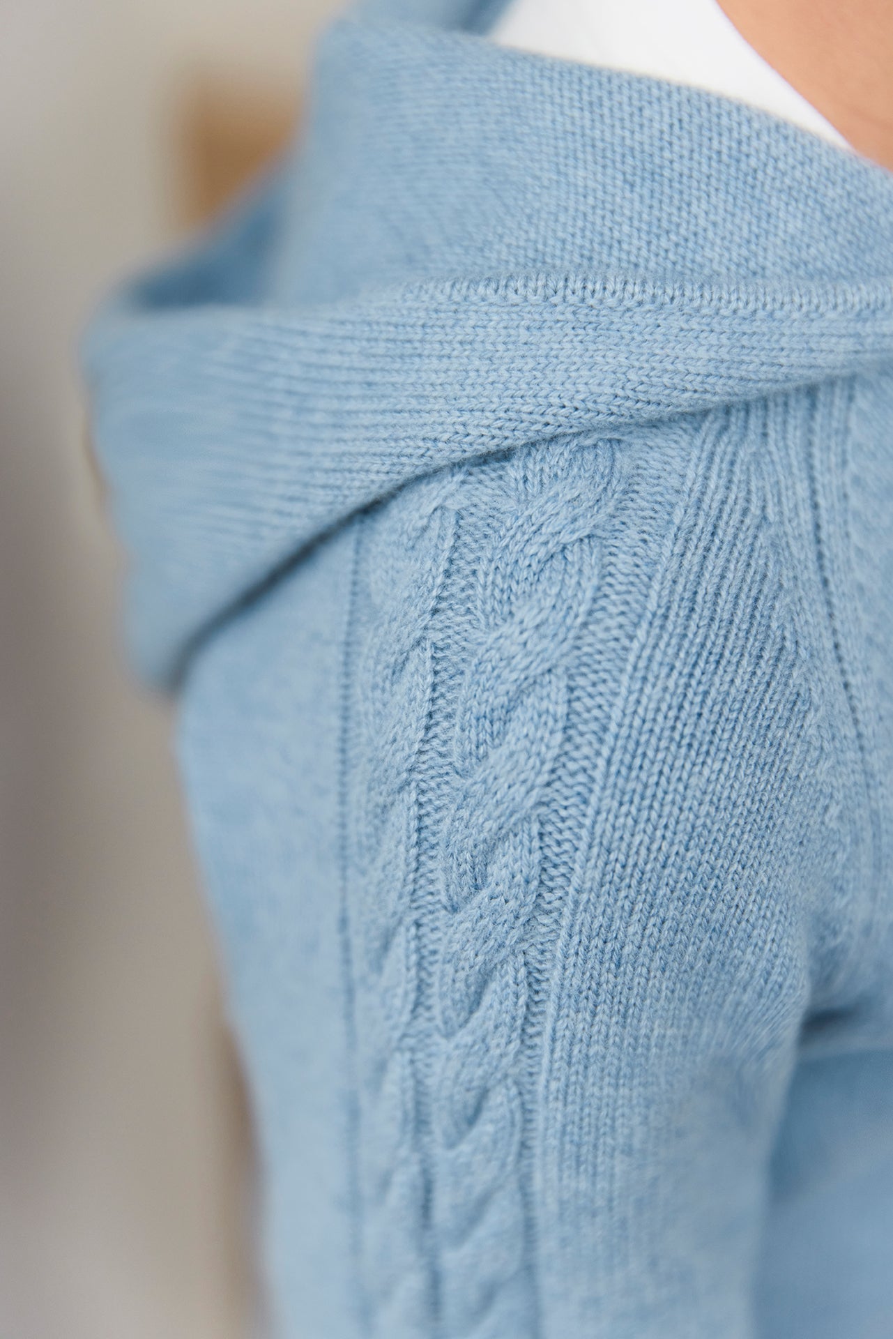 Theo Knit Cardigan – Blue Signature