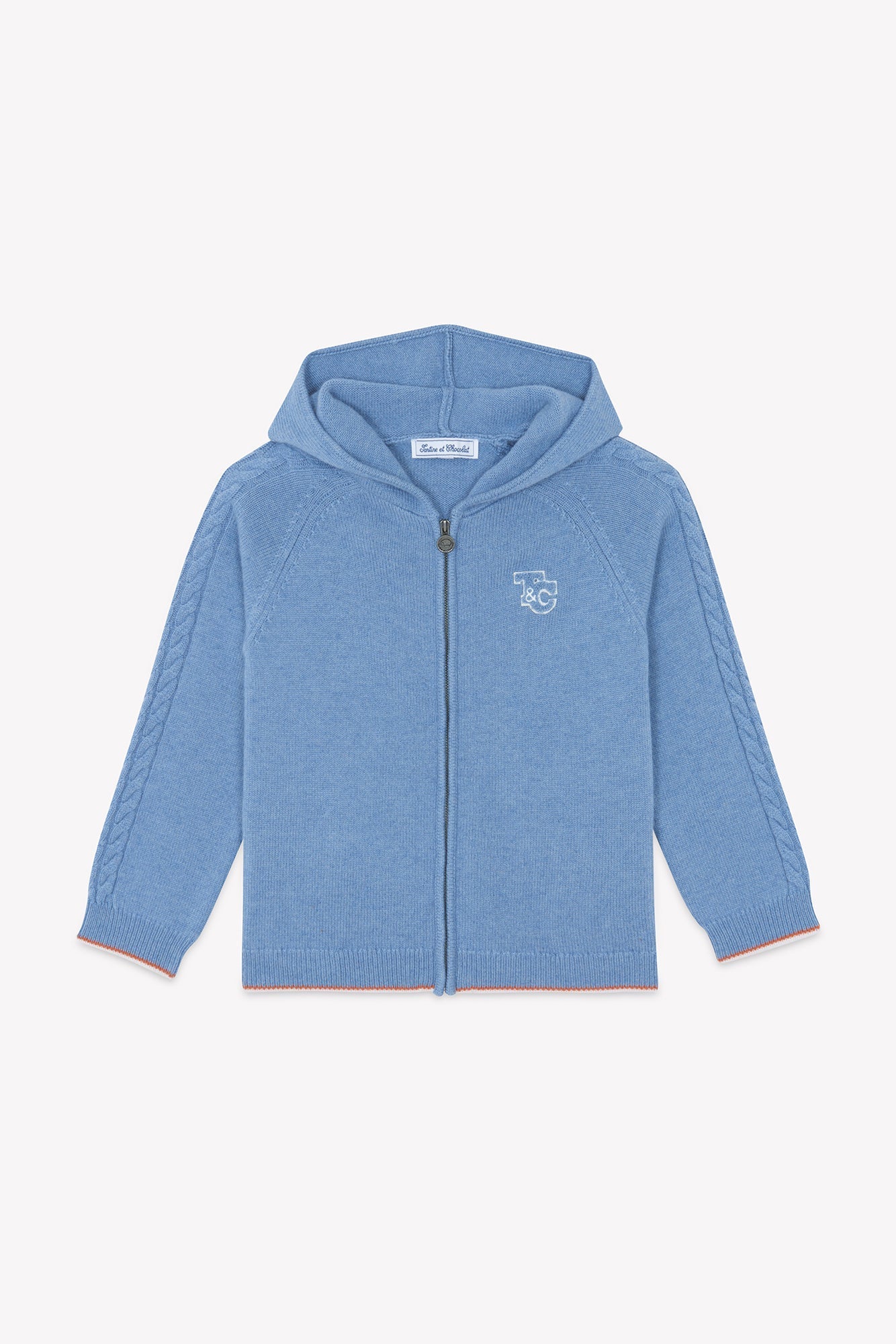Theo Knit Cardigan – Blue Signature