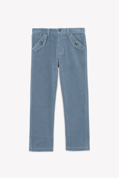 Trousers - Blue Greyé in Velvet