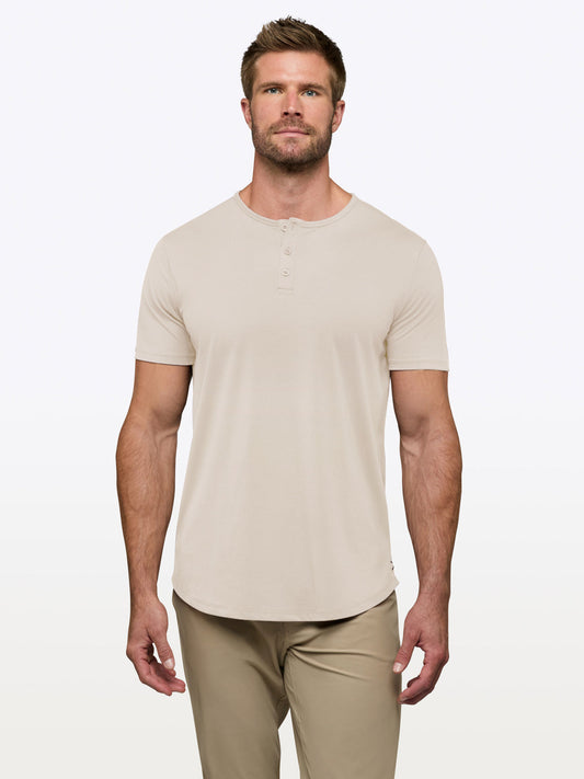 AO Henley Curve-Hem | Clay Signature-fit PYCA Pro®