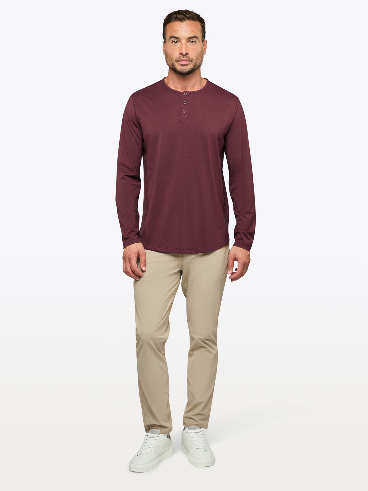 AO Long Sleeve Henley