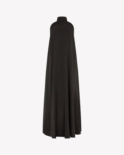 Onyx Draped Maxi Dress