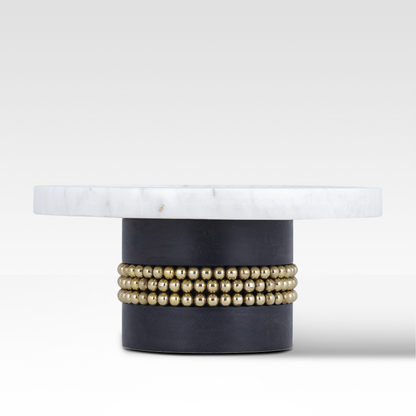 Noir Marble Cake Stand