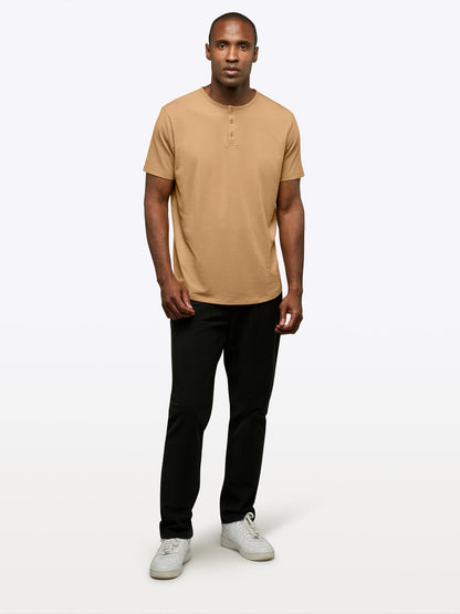AO Henley Curve-Hem