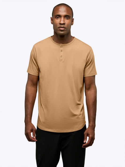AO Henley Curve-Hem
