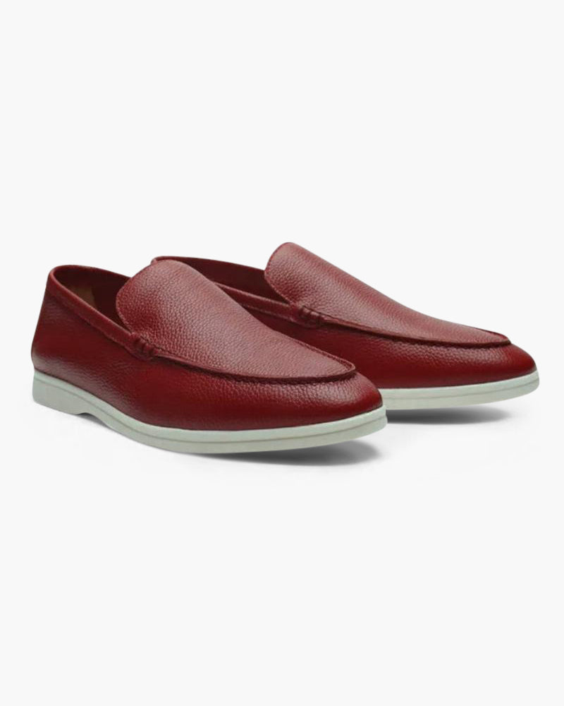 All Store Cowhide Leather Loafers