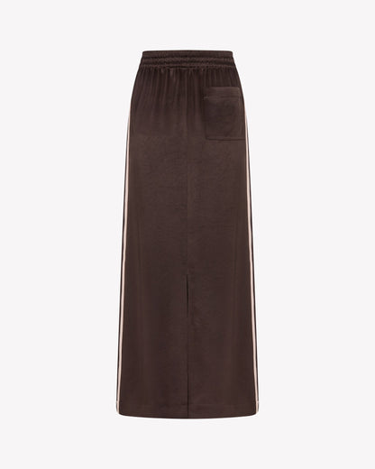 Serena Jogger Skirt - Chocolate Brown