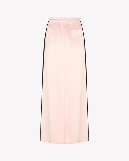 Elara Satin Jogger Skirt – Pale Pink