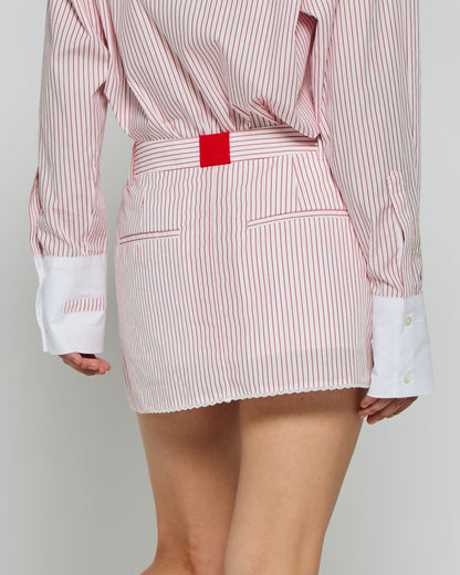 Ava Striped Mini Skirt
