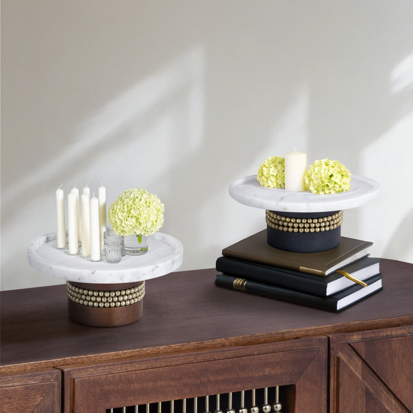 Noir Marble Cake Stand