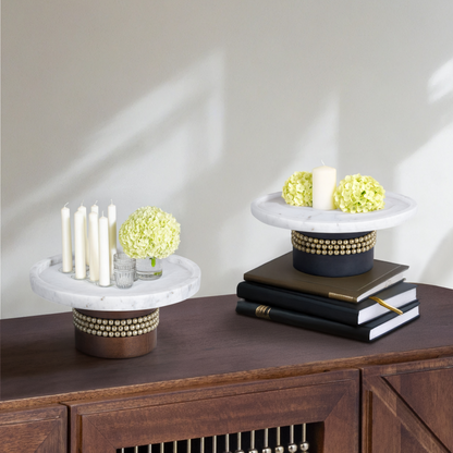 Noir Marble Cake Stand