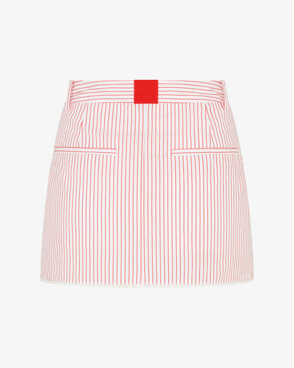 Ava Striped Mini Skirt