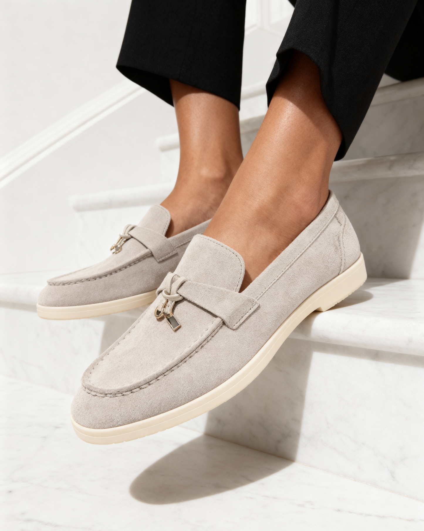 All Store Suede Lady Loafers