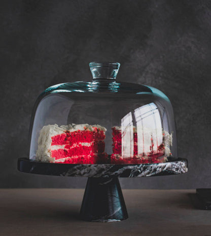 Onyx Marble Cake Stand